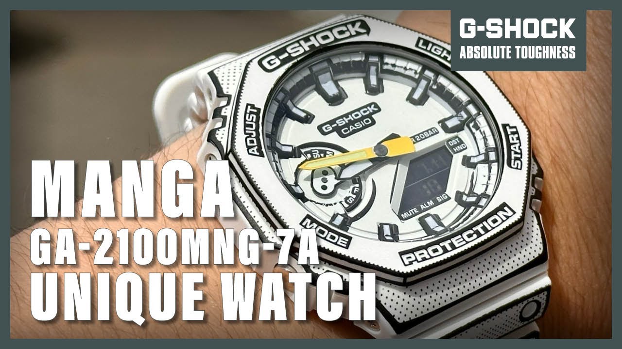 Unboxing The Casio G-Shock Manga GA-2100MNG-7A - YouTube