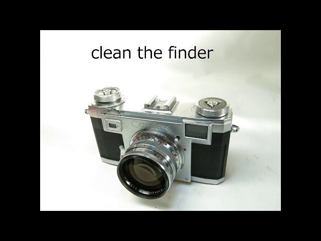 CONTAX IIa easy Clean Finder for beginners コンタックス 2a