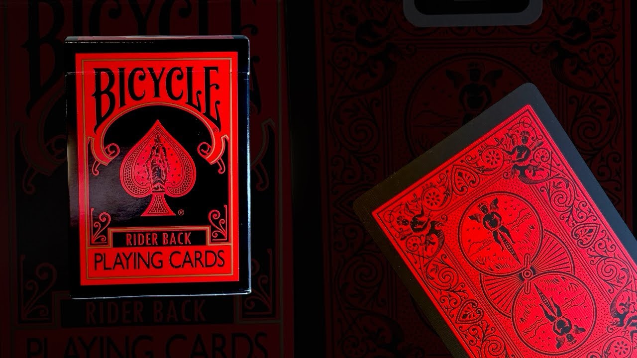 Deck Review - Bicycle Reverse Red Playing Cards - YouTube