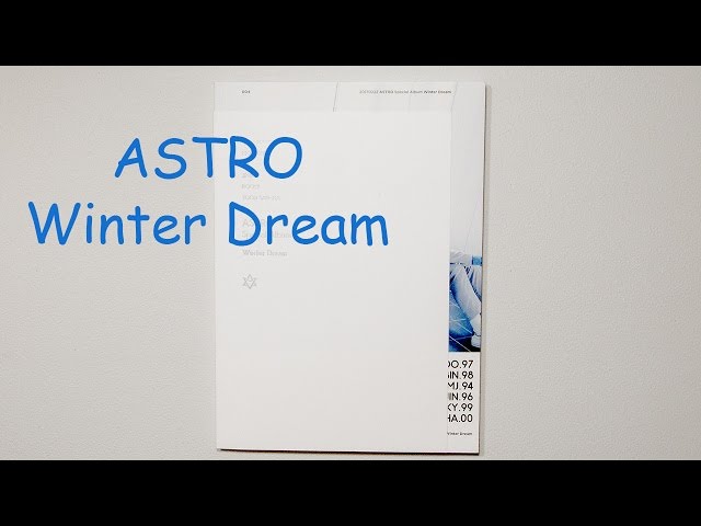 Unboxing | Astro Special Album - Winter Dream - YouTube