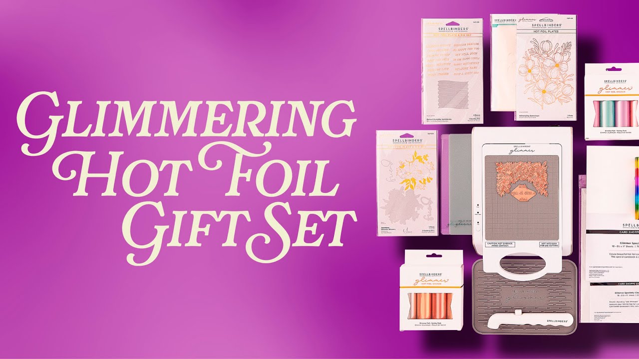 Glimmering Hot Foil Gift Set - YouTube