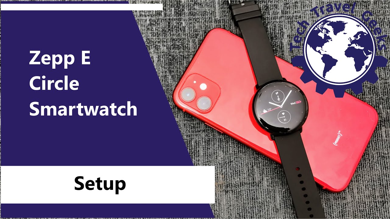 Zepp E Circle Smartwatch - Setup - YouTube