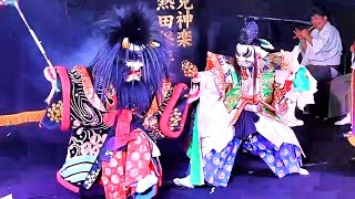 大人顔負けの子供神楽】【石見神楽 道返し】 #石見神楽熱田保存会