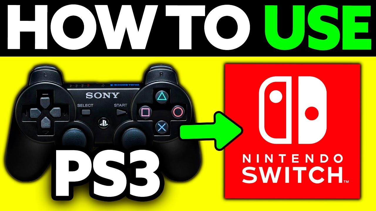 How To Use a PS3 Controller on Nintendo Switch no Adapter (2025