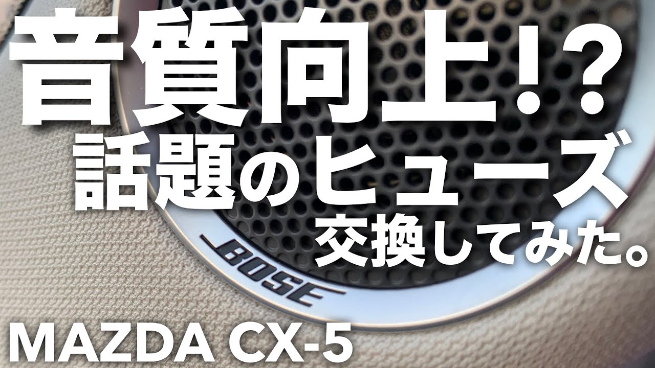 Improved BOSE sound quality!? We tried out the popular fuses in