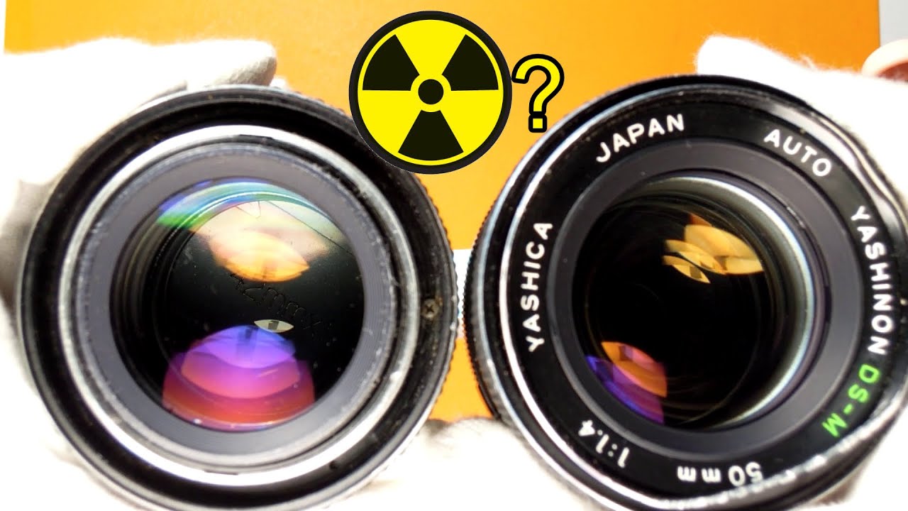 Testing lenses for radiation : Yashica Yashinon-DS-M 50mm F1.4