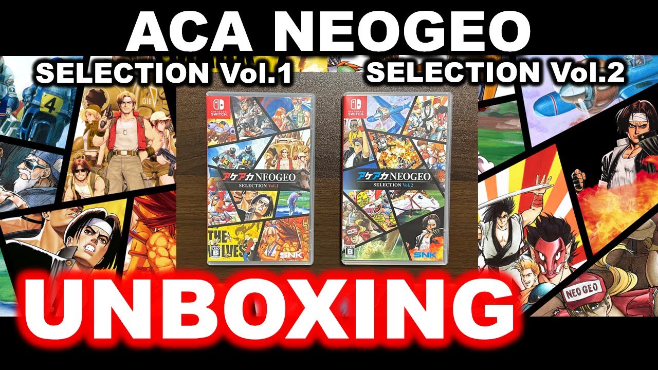 Japan Exclusive】 ACA NEOGEO Selection Vol. 1 and Vol. 2 for the