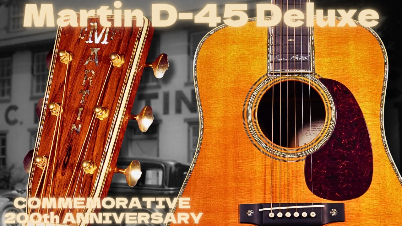 世界限定91本 ハカランダ【Martin D-45 DELUXE CFMB COMMEMORATIVE