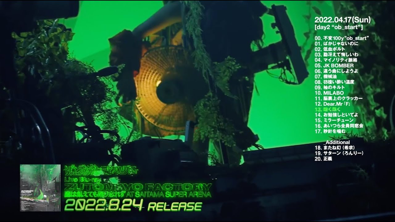 ZUTOMAYO FACTORY「鷹は飢えても踊り忘れず」 | ずっと真夜中でいいの