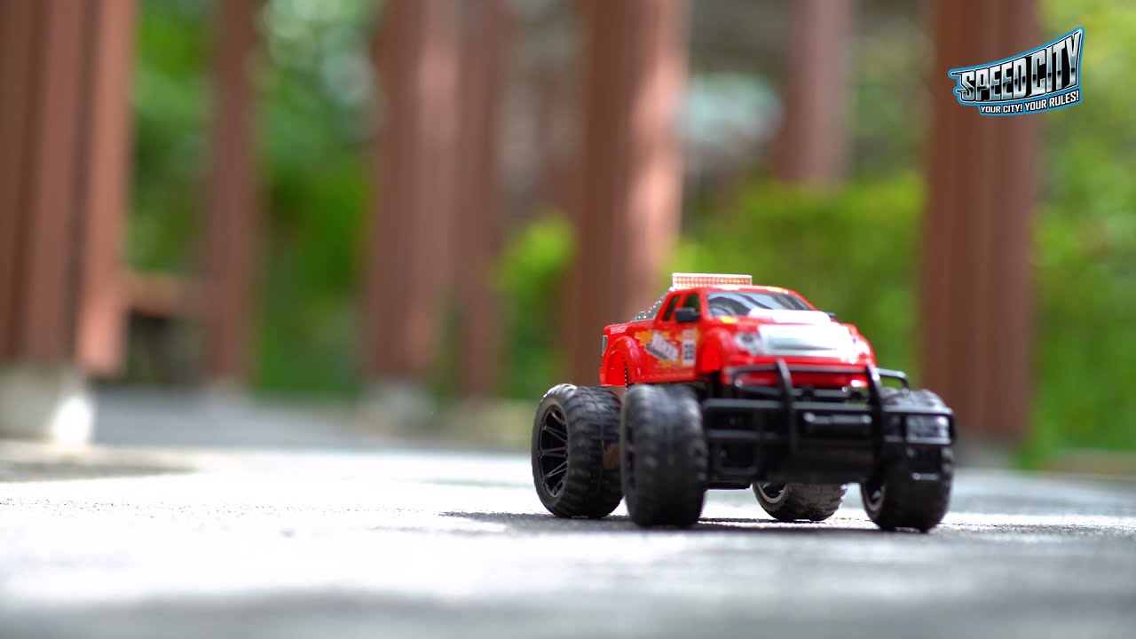 ラジコン】スピードシティ RC 1/14 ビッグフット - YouTube