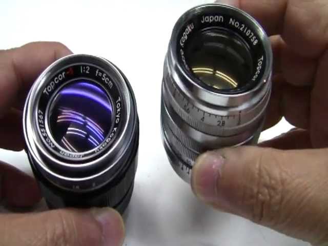 Tokyo Kogaku Topcor-S 5cmF2 - YouTube
