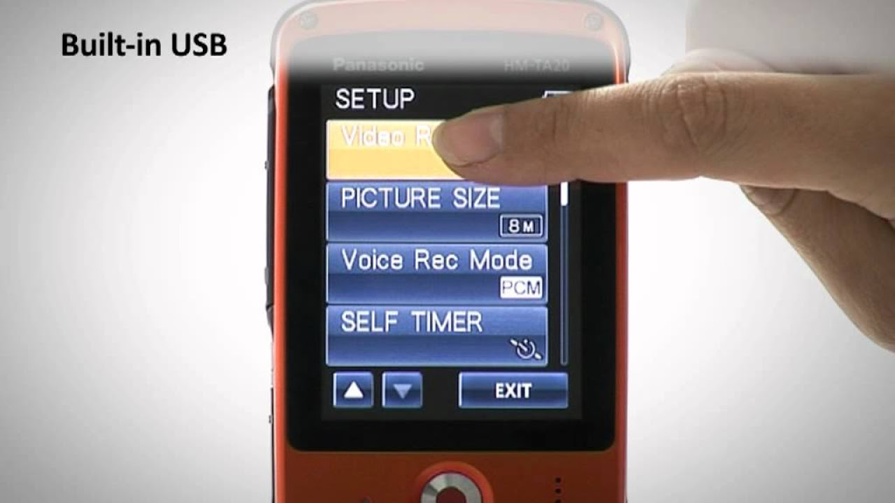 Panasonic HM-TA20 Camcorder - YouTube