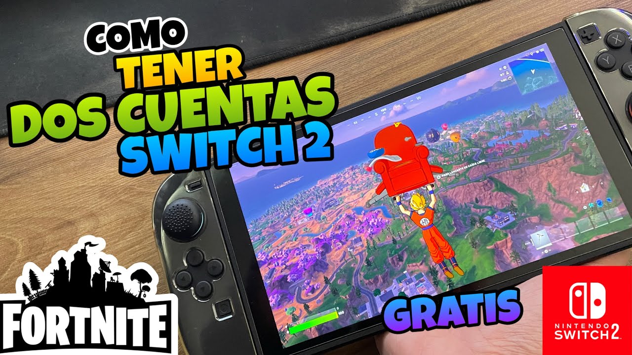 👉 How to have TWO FORTNITE ACCOUNTS on NINTENDO SWITCH 2 ✓ - YouTube