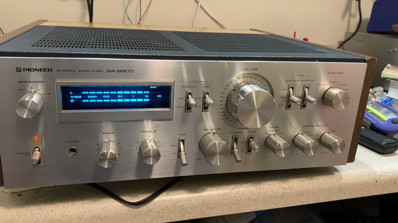 ジャンク品】PIONEER SA-8800 II プリメインアンプ☆ PIONEER