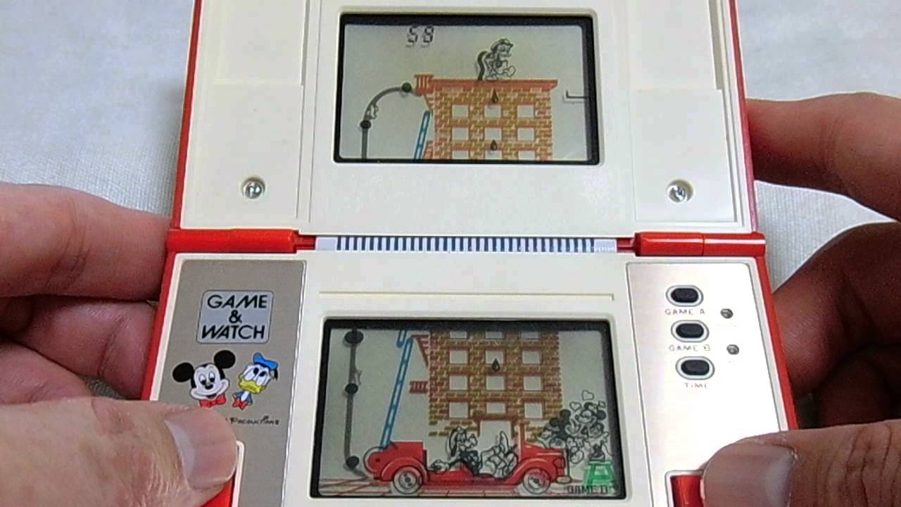 13286 Nintendo Game & Watch Mickey & Donald DM-53 1982 - YouTube