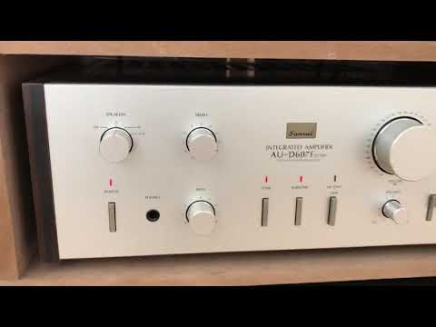 Sansui AU-D607F Extra Amplificador Integrado - YouTube