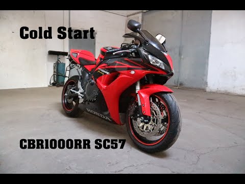 Honda CBR1000RR Fireblade SC57 Walkaround and Cold Start Shark