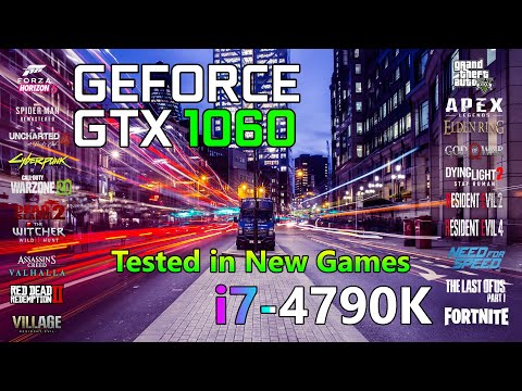 GTX 1060 3G | i7 4790K | New Games Benchmark - YouTube