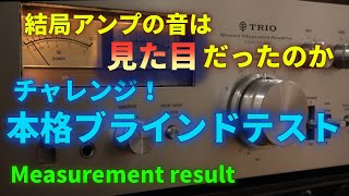 Check the true nature of the amplifier's sound using a 47-year-old