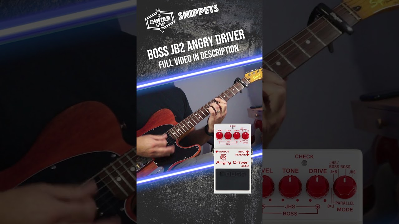 Boss/JHS Angry Driver. All your gain needs! #guitarpedal #guitar