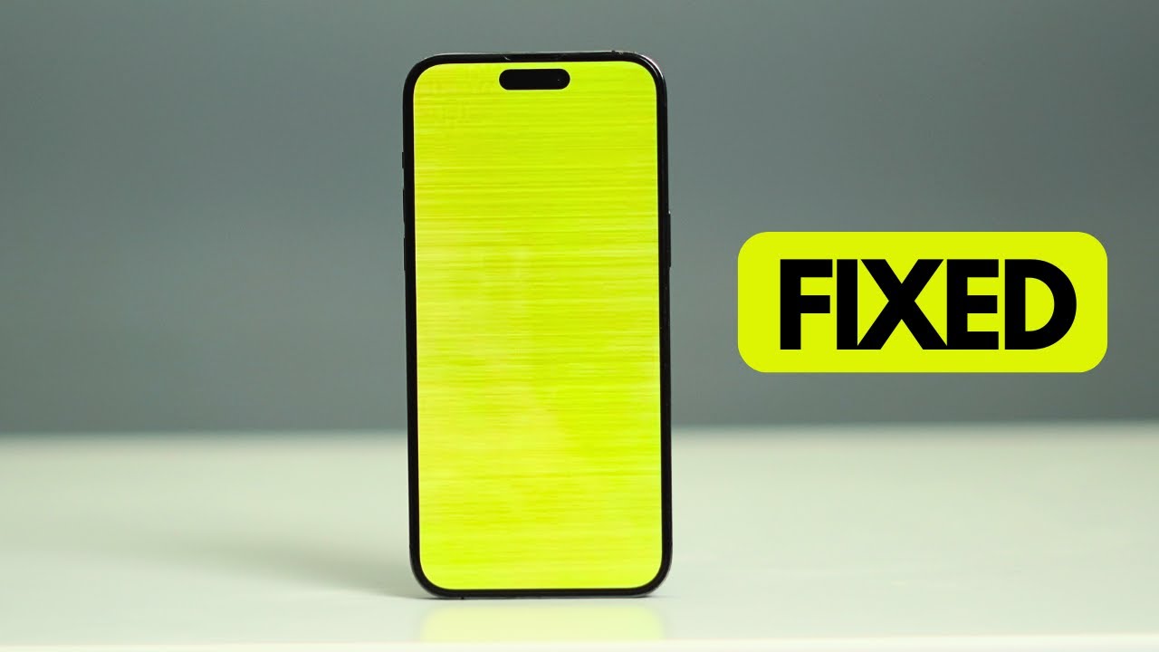 How to Fix iPhone Yellow Screen issue (2026) - YouTube