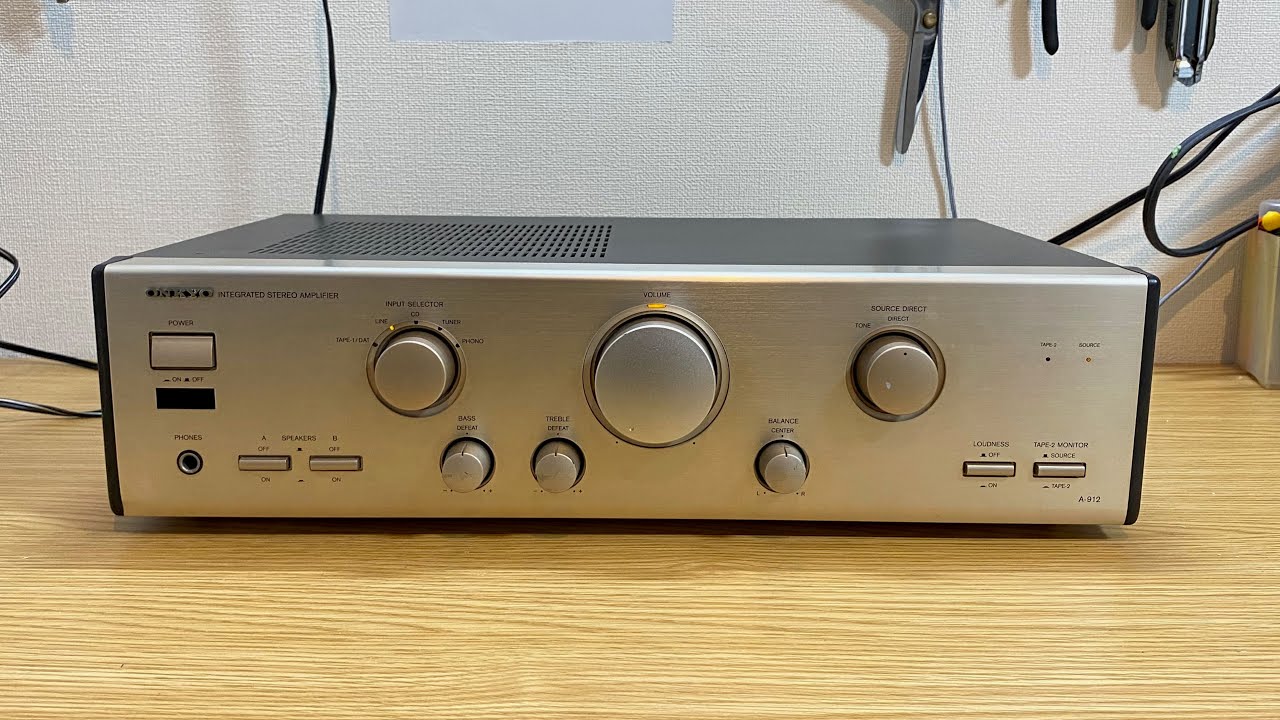 ONKYO A-912 Selector Fault Repair - YouTube
