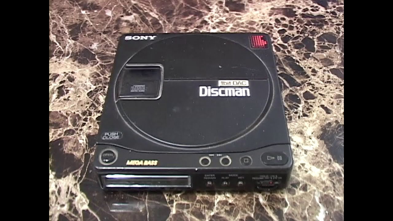 Sony Discman D-99 portable CD player (1990) - YouTube
