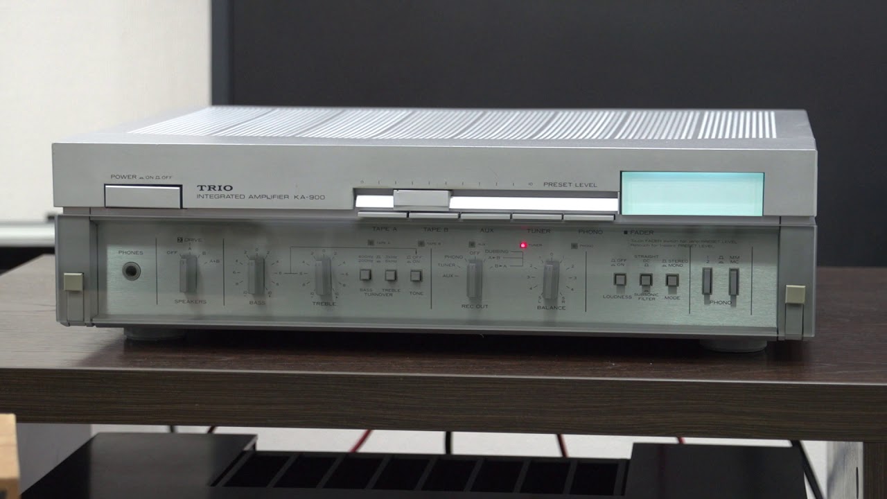 TRIO KA-900 ￥79,800(1980年頃) - YouTube