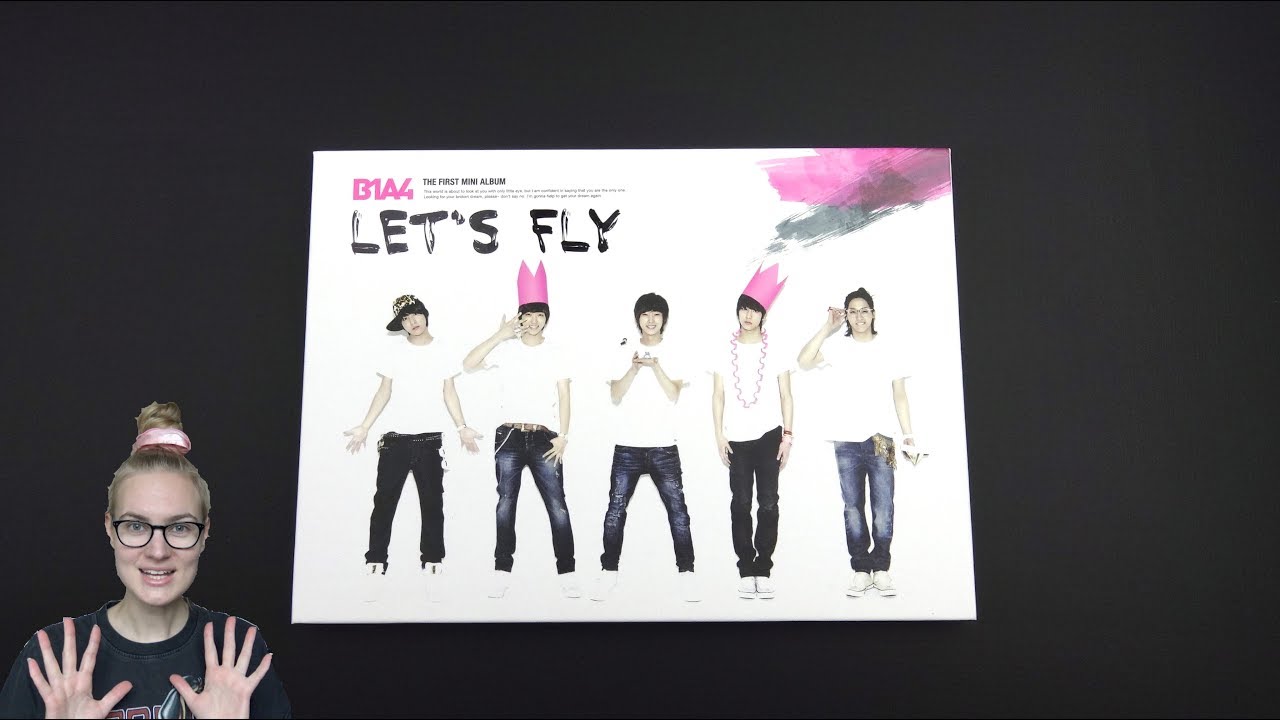Unboxing B1A4 비원에이포 1st Korean Mini Album Let's Fly - YouTube