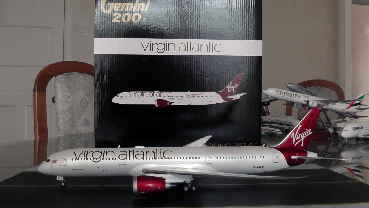 Gemini Jets 1:200 Virgin Atlantic 787-9 Unboxing and Review - YouTube