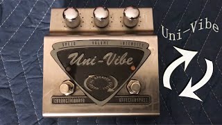 Dunlop Uni Vibe UV 1 - My favorite swirly effect! - YouTube