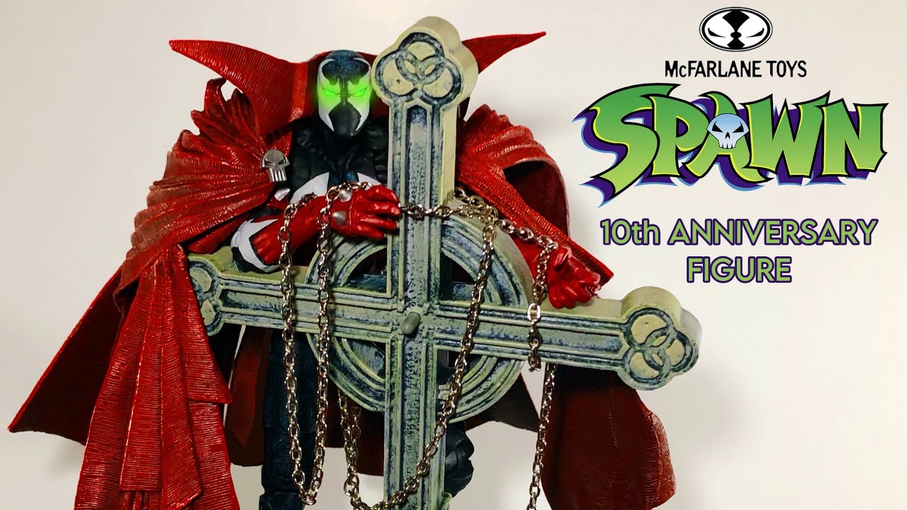 McFarlane Toys Spawn 10th Anniversary Figure Review - YouTube
