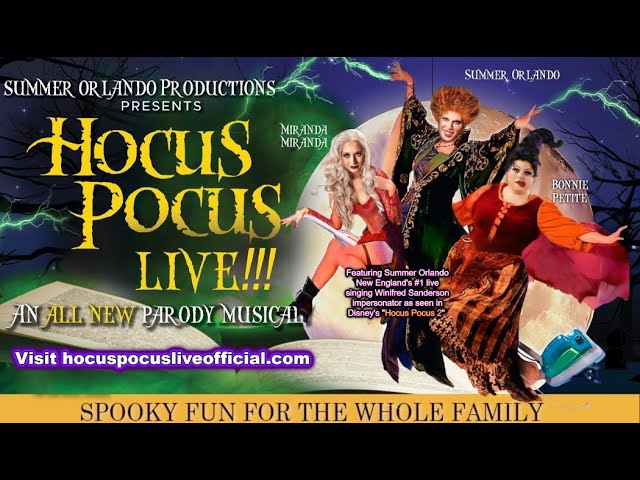 Hocus Pocus Live!!! an all new parody musical 2025 Reel - YouTube