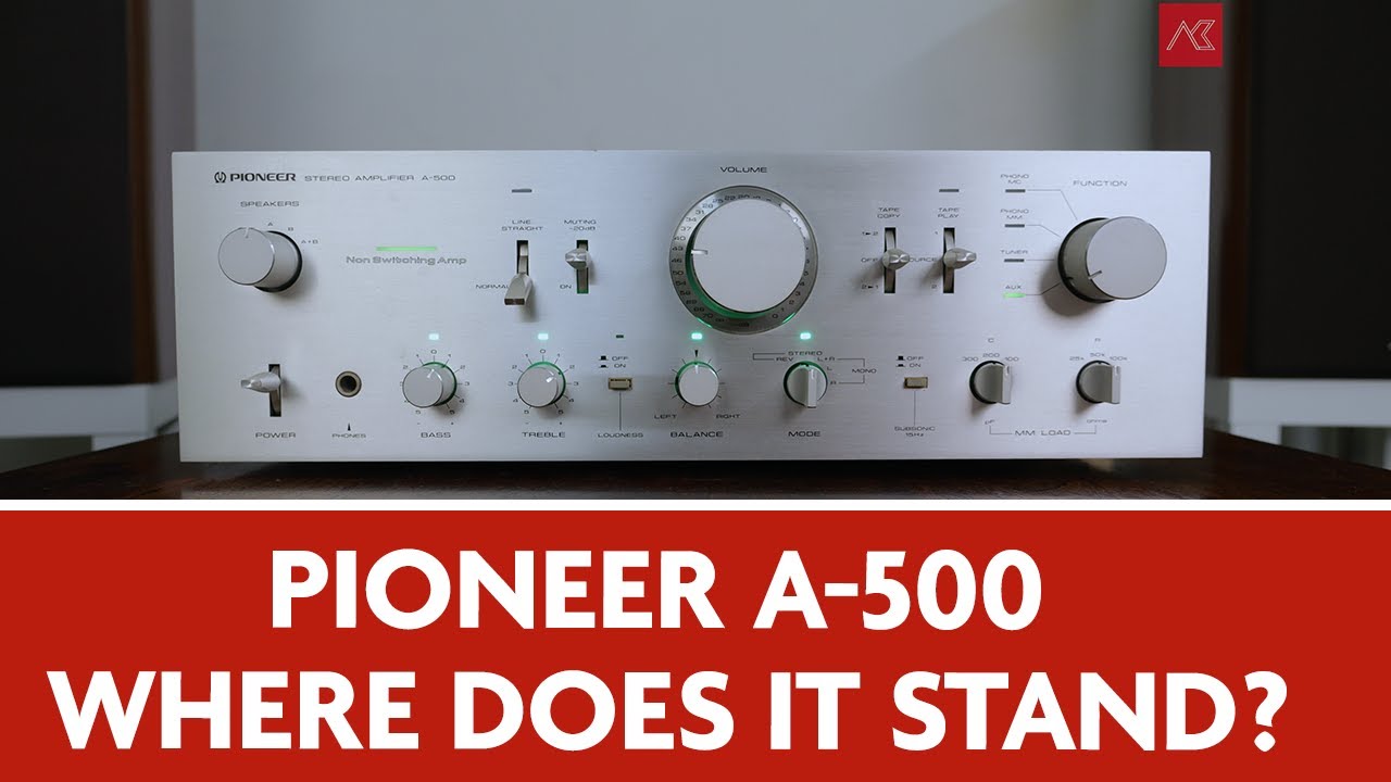 Pioneer A-500 | Vintage Stereo Amplifier Demo & Overview