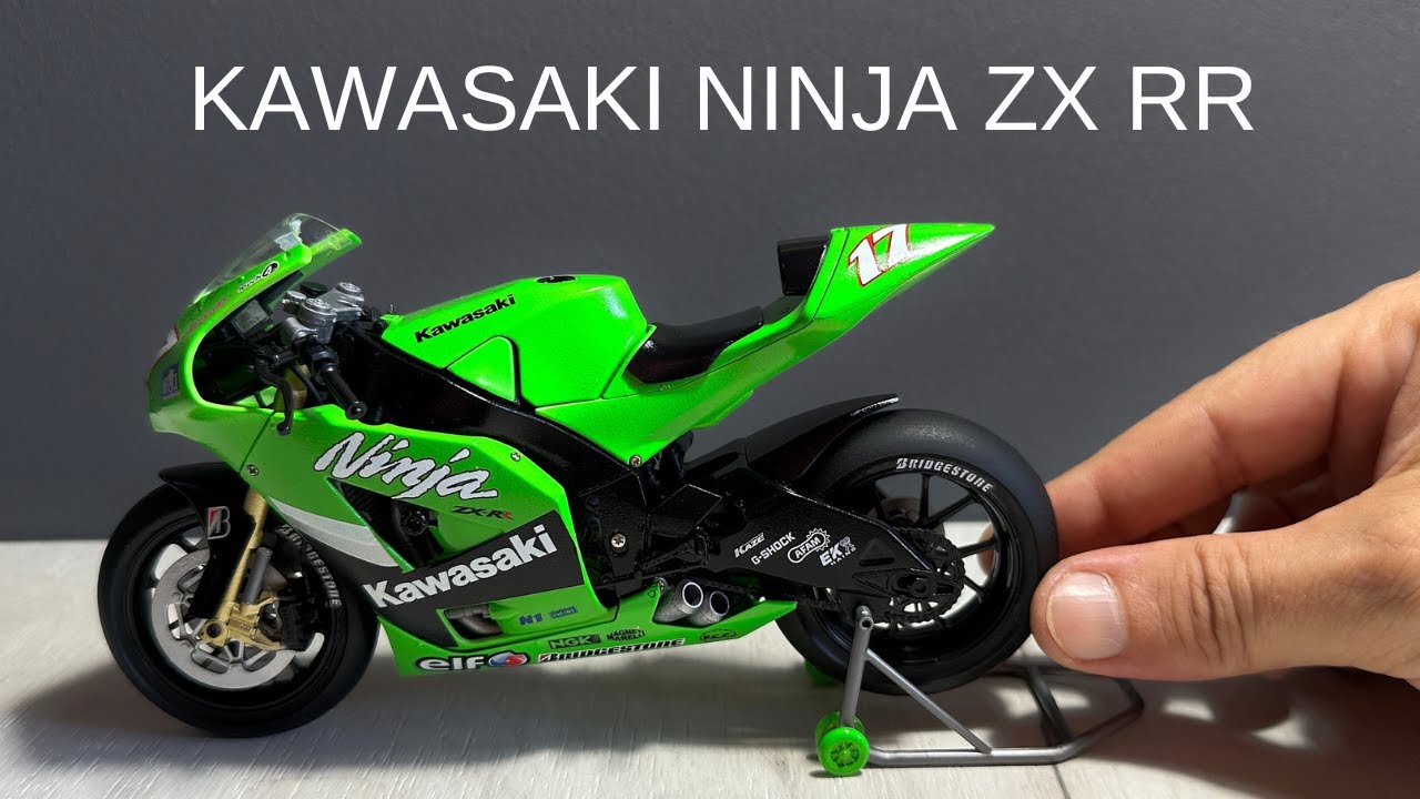 Building The Tamiya 1|12 Kawasaki Ninja ZX-RR Model Kit: Masterful