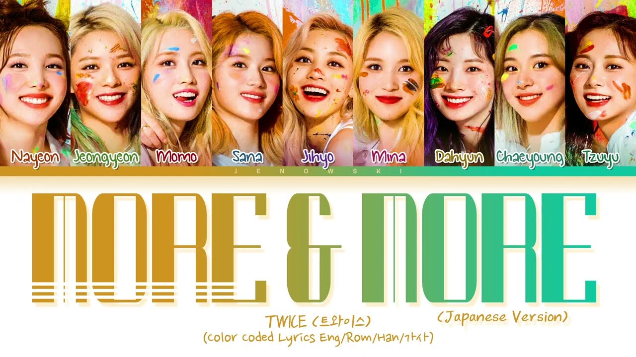 TWICE (트와이스) - 'MORE & MORE (Japanese Version)' (Color Coded