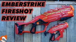 REVIEW - Nerf EmberStrike Fireshot DnD DragonPower Blasters - YouTube
