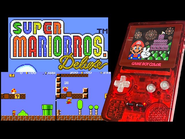 GAMEBOY COLOR] スーパーマリオブラザーズデラックス 紹介 - YouTube