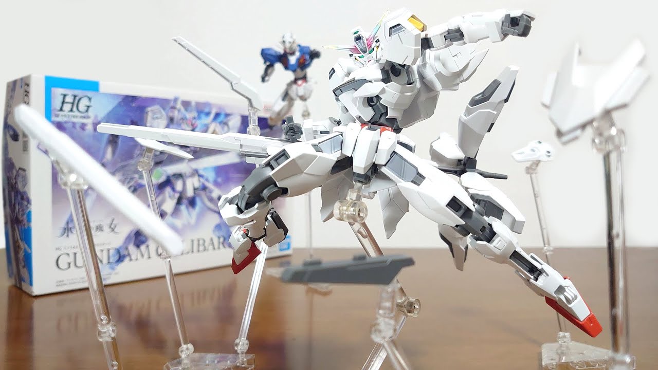 Reproduce the rainbow glow!) HG 1/144 Gundam Caliburn Review - YouTube