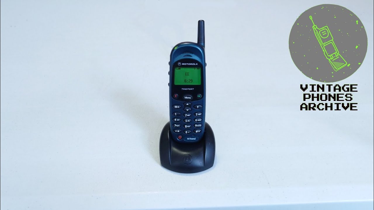 Motorola Timeport L7089 Mobile phone menu browse, ringtones - YouTube