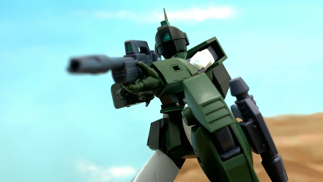 ROBOT魂 開封コマ撮り ジム・スナイパーカスタム(ジャブロー防衛隊仕様