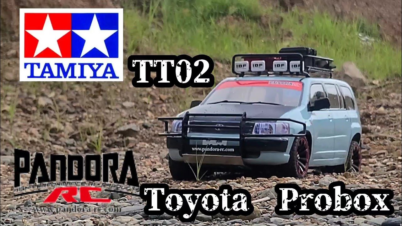 タミヤ TT02 PANDORA トヨタ プロボックス！ - YouTube