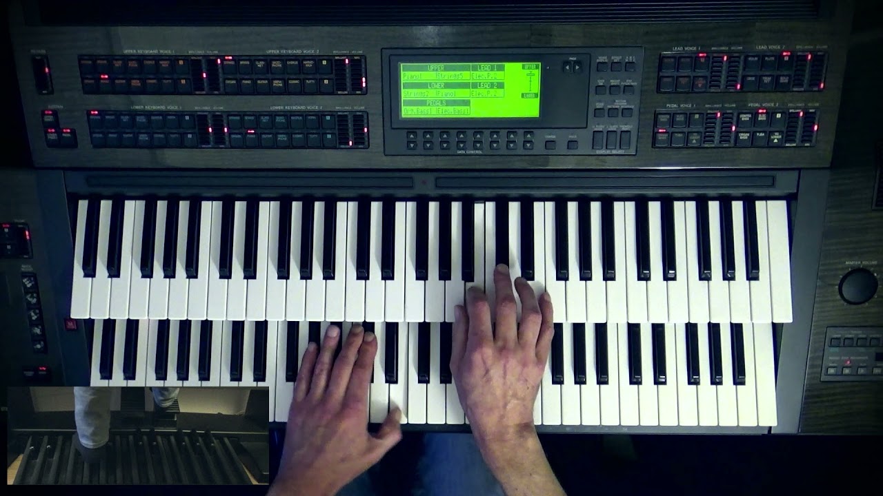 Sleepy Shores on Yamaha Electone ELX1 - YouTube