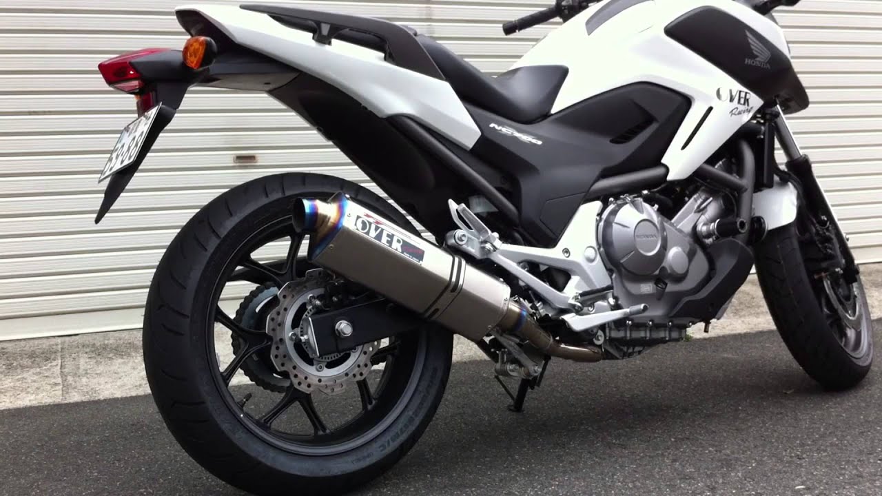 NC700X マフラーサウンド OVER-Racing - YouTube