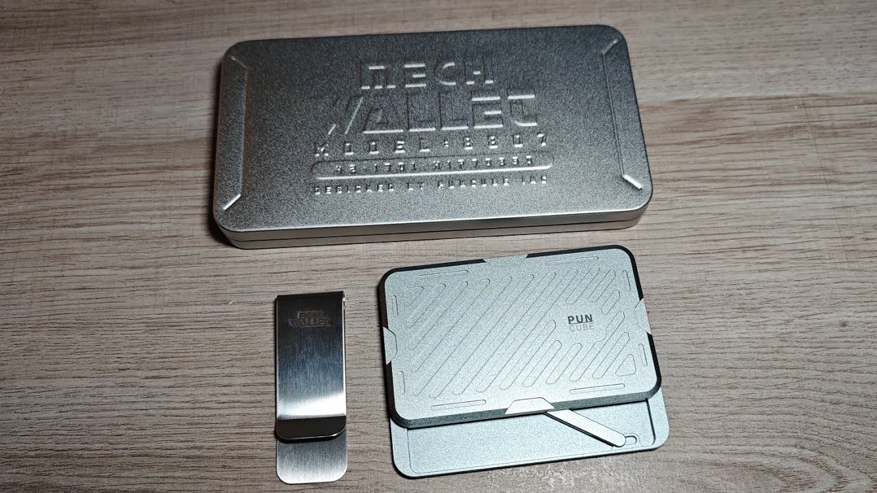 PunCube Mech Wallet Metal Card Holder 8807 (Review) - YouTube