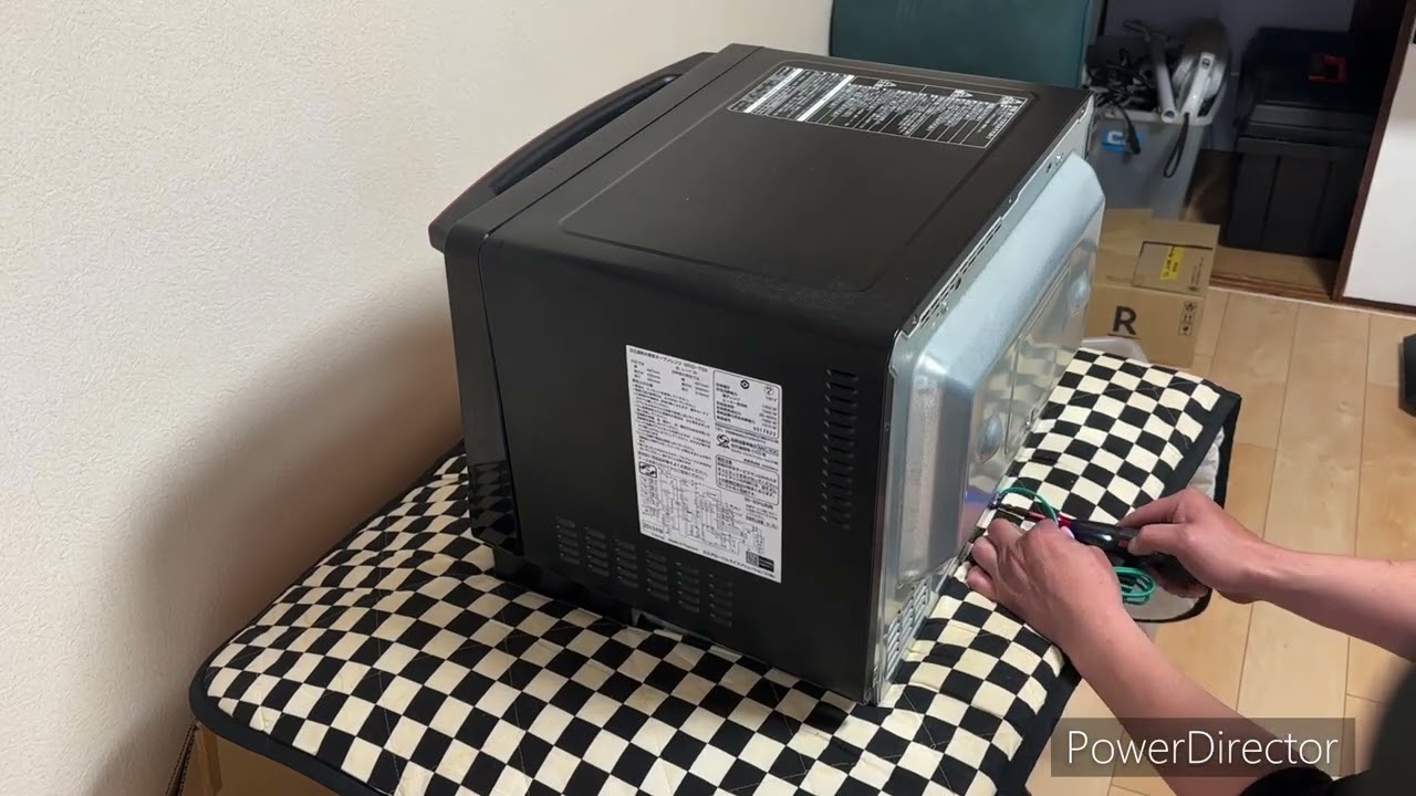 SHARP RE-SD18A-B 電子レンジ オーブンレンジ 電源が入らない 修理