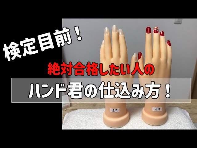 検定用ネイルハンド 滝川（TAKIGAWA） JNEC認定ハンド STモデルハンド