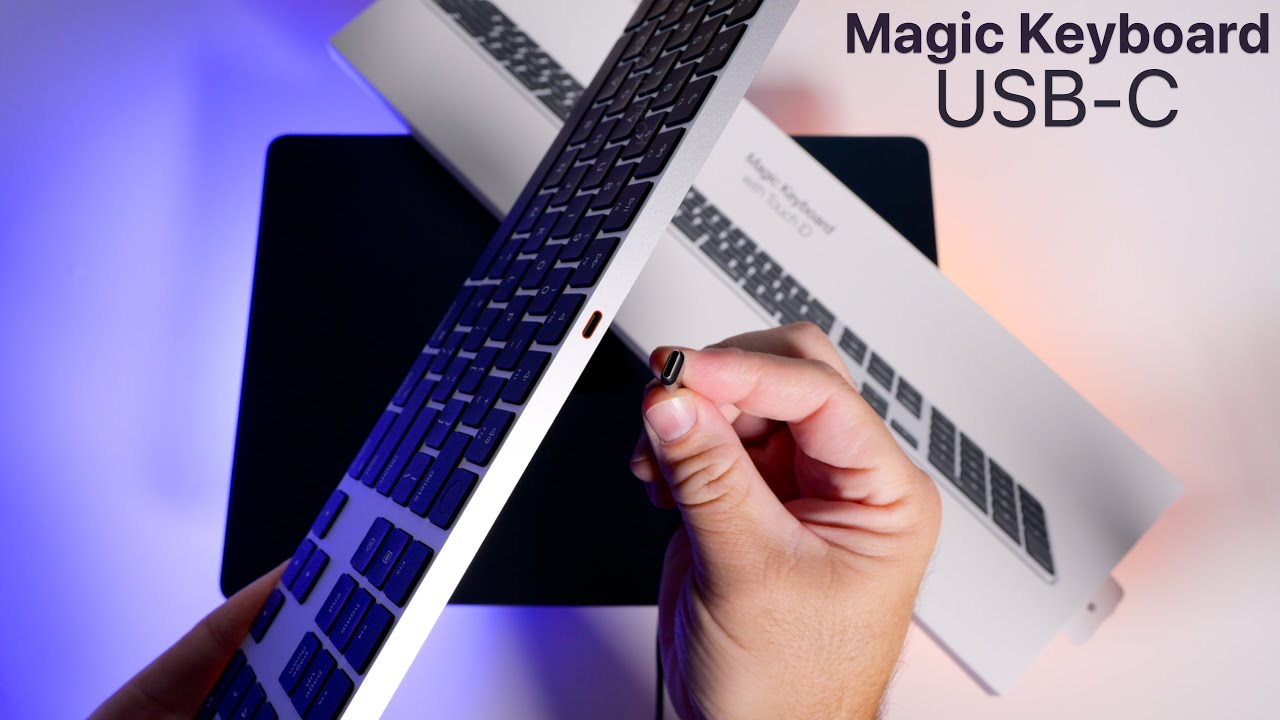 New Apple Magic Keyboard with USB-C Overview - YouTube