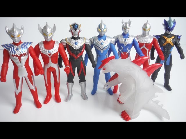 ソフビヒーロー ウルトラマン対決セット ウルトラマンタイガ登場編 全