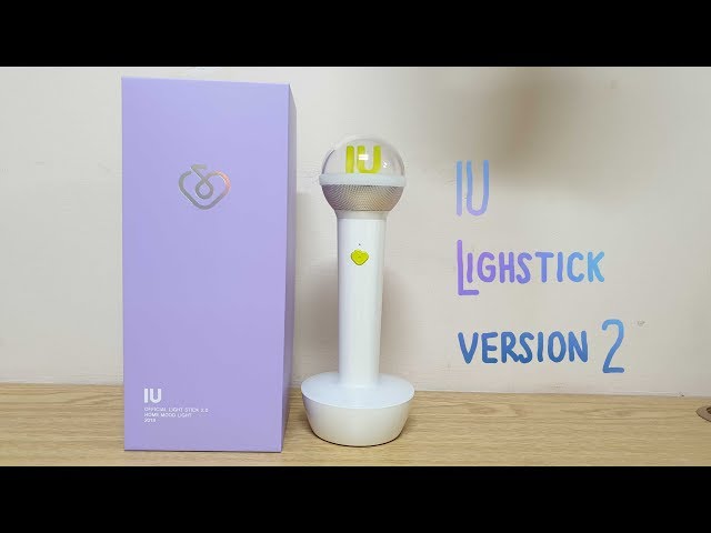 IU Official Light Stick 2.0 Home Mood Light Unboxing - YouTube